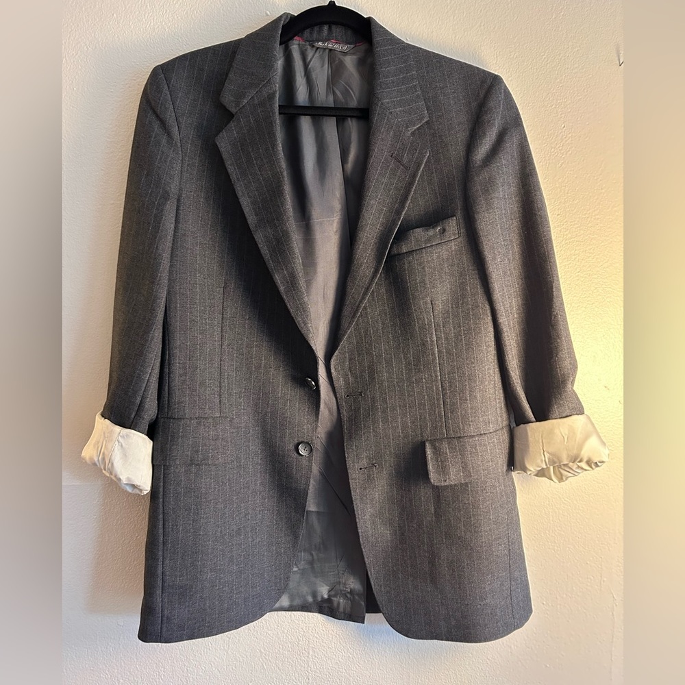 Vintage Levi’s Made in USA pinstripe blazer